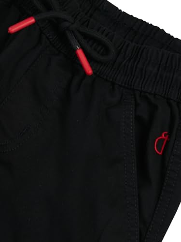 Gini & Jony Boys Black Cotton Solid Trouser 5-6 Years