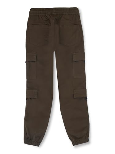 Gini & Jony Boys Cotton Solid Trouser 6-7 Years Olive