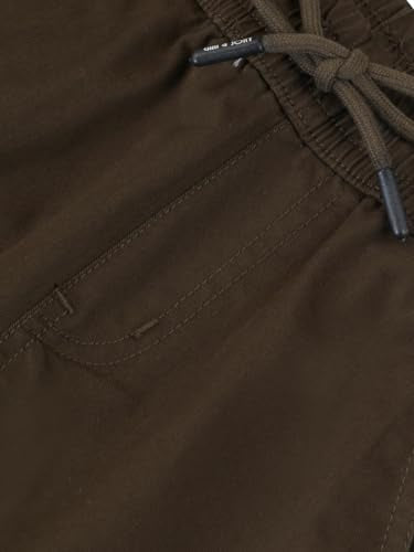 Gini & Jony Boys Cotton Solid Trouser 6-7 Years Olive