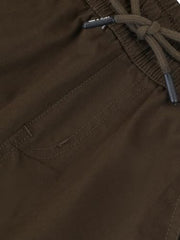 Gini & Jony Boys Cotton Solid Trouser 6-7 Years Olive