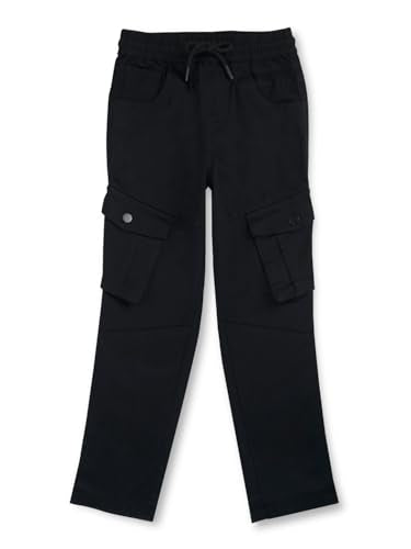 Gini & Jony Boys Cotton Solid Trouser 5-6 Years Black
