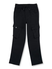 Gini & Jony Boys Cotton Solid Trouser 5-6 Years Black