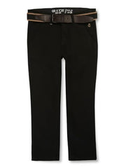 Gini & Jony Boys Black Cotton Blend Solid Trouser 5-6 Years