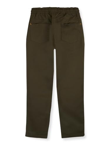 Gini & Jony Boys Cotton Solid Trouser 6-7 Years Olive