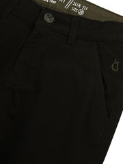 Gini & Jony Boys Black Cotton Blend Solid Trouser 3-4 Years