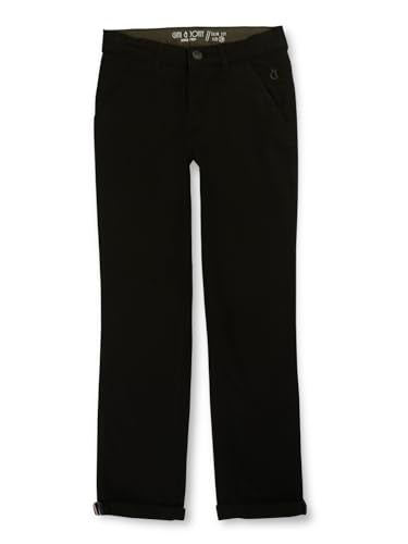 Gini & Jony Boys Black Cotton Blend Solid Trouser 3-4 Years