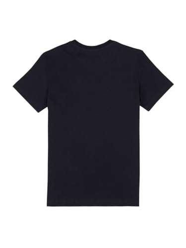 Gini and Jony Boys Black Typographic Print Cotton Half Sleeves T-Shirt 7-8 Years