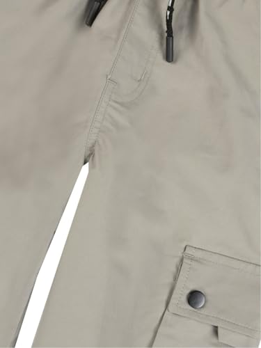 Gini and Jony Boys Grey Graphic Print Cotton Elasticated Trouser 4-5 Years - Goyalsons ShopMax