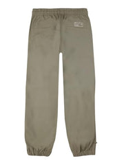 Gini and Jony Boys Olive Typographic Print Cotton Elasticated Trouser 6-7 Years - Goyalsons ShopMax