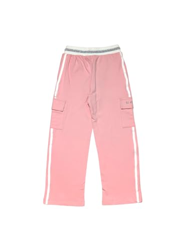 Gini and Jony Girls Pink Color Block Cotton Elasticated Track Pant 3-4 Years - Goyalsons ShopMax