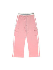 Gini and Jony Girls Pink Color Block Cotton Elasticated Track Pant 3-4 Years - Goyalsons ShopMax