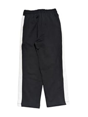 Gini and Jony Boys Black Stripes Cotton Elasticated Track Pant 5-6 Years