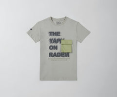 Gini and Jony Boys Grey Typographic Print Cotton Half Sleeves T-Shirt 11-12 Years