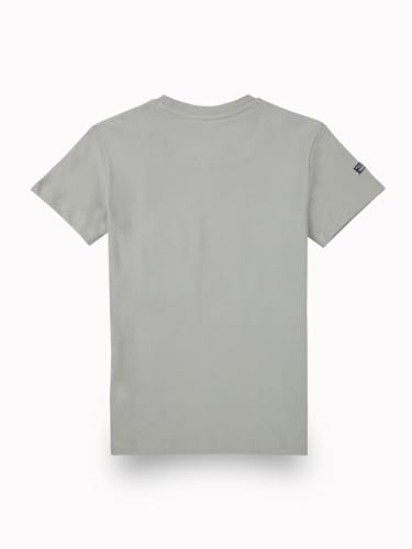 Gini and Jony Boys Grey Typographic Print Cotton Half Sleeves T-Shirt 11-12 Years