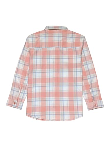 Gini and Jony Boys Pink Checks Cotton Full Sleeves Shirt 5-6 Years