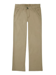 Gini and Jony Boys Khaki Solid Cotton Fixed Waist Trouser 8-9 Years - Goyalsons ShopMax
