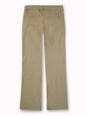Gini and Jony Boys Khaki Solid Cotton Fixed Waist Trouser 8-9 Years - Goyalsons ShopMax