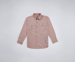 Gini and Jony Boys Light Pink Typographic Print Cotton Full Sleeves Shirt 4-5 Years