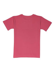 Gini and Jony Boys Pink Typographic Print Cotton Half Sleeves T-Shirt 11-12 Years