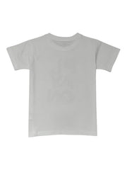 Gini and Jony Boys White Graphic Print Cotton Half Sleeves T-Shirt 4-5 Years