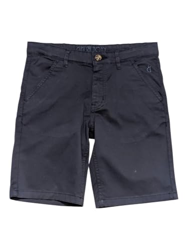 Gini and Jony Boys Navy Blue Solid Cotton Bermuda Fixed Waist 4-5 Years