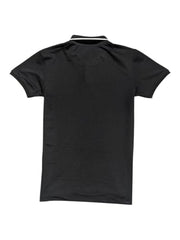 Gini and Jony Boys Black Solid Cotton Half Sleeves Polo T-Shirt 3-4 Years - Goyalsons ShopMax