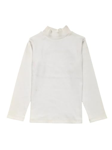 Gini and Jony Girls White Solid Cotton Skivvy Full Sleeves 3-4 Years - Goyalsons ShopMax