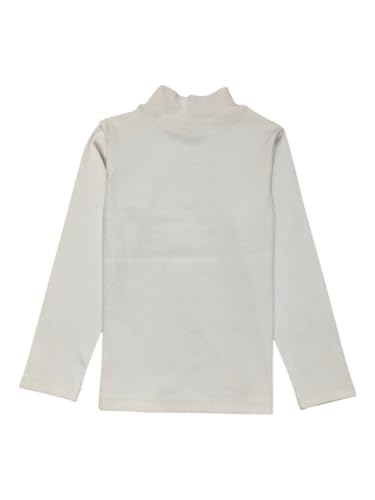 Gini and Jony Girls White Solid Cotton Skivvy Full Sleeves 3-4 Years - Goyalsons ShopMax