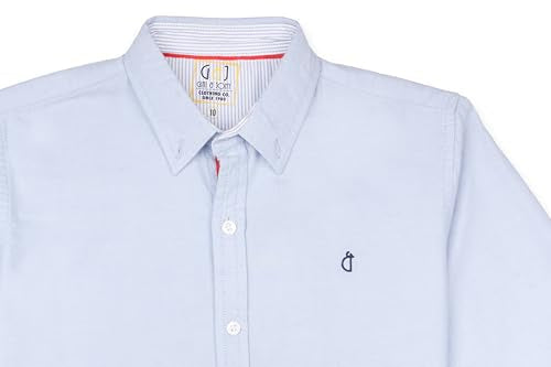 Gini and Jony Boys Blue Solid Cotton Shirt Half Sleeves 4-5 Years
