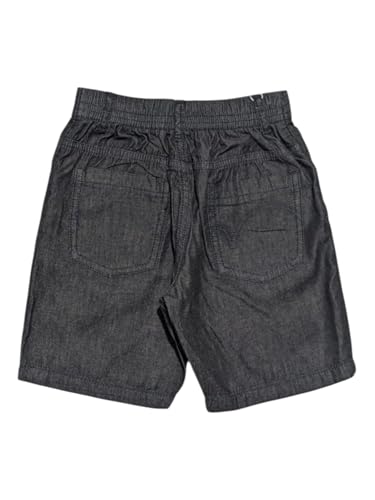 Gini and Jony Boys Black Washed Denim Fixed Waist Bermuda 9-10 Years