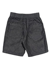 Gini and Jony Boys Black Washed Denim Fixed Waist Bermuda 9-10 Years