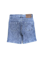 Gini and Jony Boys Blue Washed Denim Fixed Waist Bermuda 4-5 Years