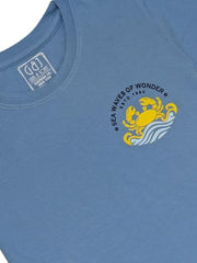 Gini and Jony Boys Blue Graphic Print Cotton Half Sleeves T-Shirt 4-5 Years