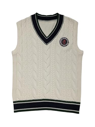 Gini and Jony Boys Off White Cable Knit Acrylic Sweater Sleeveless 4-5 Years - Goyalsons ShopMax