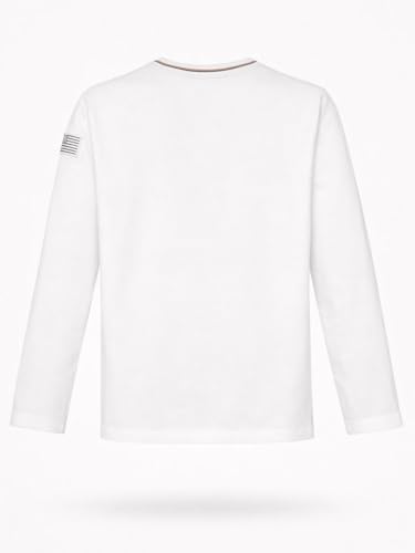 Boys White Typographic Print T-Shirts
