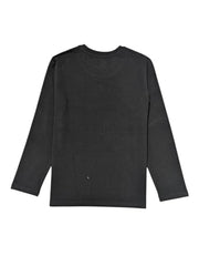 Gini and Jony Boys Black Graphic Print Cotton Full Sleeves T-Shirt 4-5 Years