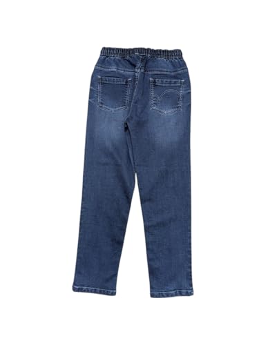 Gini and Jony Boys Blue Washed Denim Back Elasticaed Jeans 7-8 Years