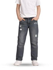 Boys Grey Washed Jeans