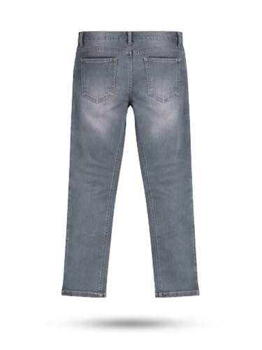 Boys Grey Washed Jeans