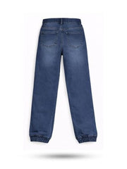 Boys Dark Blue Washed Jeans