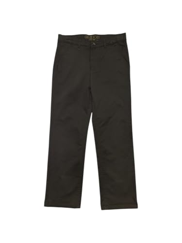 Gini and Jony Boys Olive Solid Twill Fixed Waist Trouser 4-5 Years