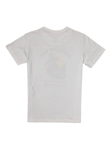 Gini and Jony Boys White Graphic Print Cotton Half Sleeves T-Shirt 3-4 Years