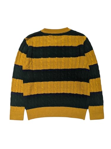 Gini and Jony Boys Yellow Cable Knit Acrylic Sweater Full Sleeves 9-10 Years - Goyalsons ShopMax