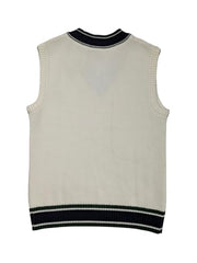 Gini and Jony Boys Off White Cable Knit Acrylic Sweater Sleeveless 4-5 Years - Goyalsons ShopMax