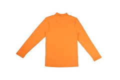 Gini and Jony Girls Orange Solid Cotton Skivvy Full Sleeves 3-4 Years - Goyalsons ShopMax