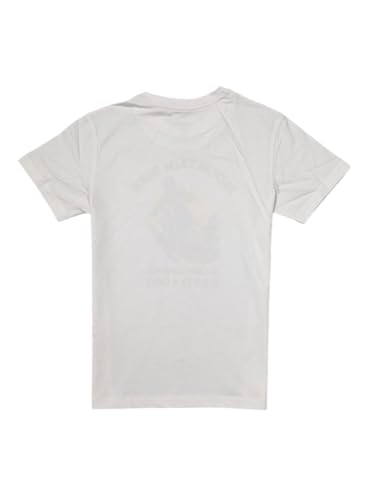 Gini and Jony Boys White Graphic Print Cotton Half Sleeves T-Shirt 4-5 Years