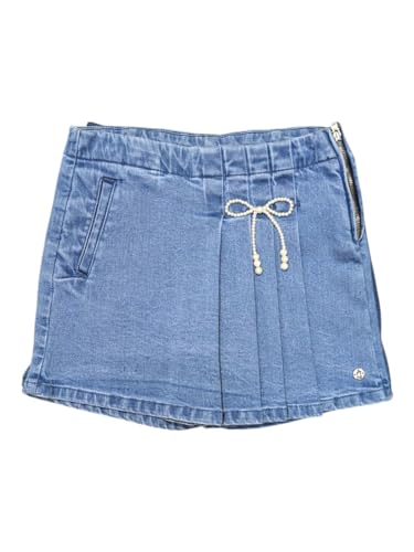 Gini and Jony Girls Blue Washed Denim Skirt Elasticated 13-14 Years