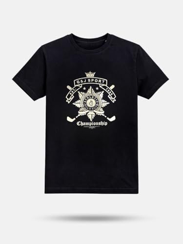 Gini and Jony Boys Black Graphic Cotton T-Shirt