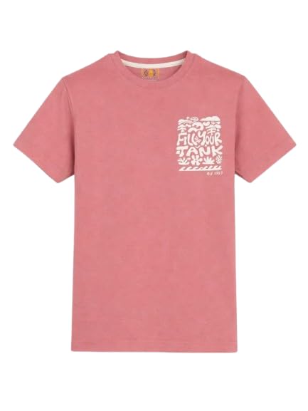 Off-white Gini & Jony boys' graphic cotton T-shirt with long sleeves and colorful design on front.