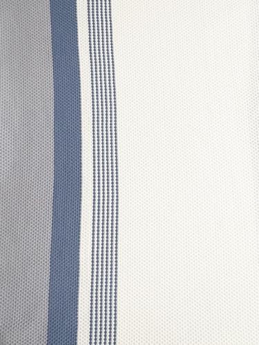 Status Quo Grey & Blue Textured Stripe T-Shirt